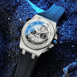 Uhr Herren Mode Silikon Wasserdicht Automatisch Mechanisch Uhr Sport Silico - Bild 1 von 12