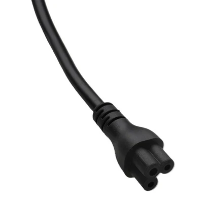 Cloverleaf C5 UK Mains Cable Lead for Laptop PSU Power Supplies 3 pin Plug Fused - Image 1 of 3