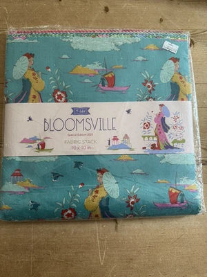 "BLOOMSVILLE" from Tilda® - LAYER CAKE - 40- 10" Squares - Two of Each Design - Image 1 of 4