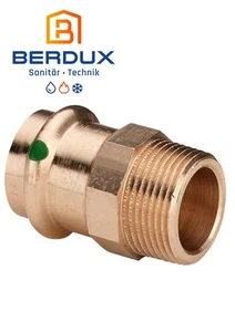 Viega Pressfitting Übergang 28x1" AG 1 Stück Sanpress Wasser / Heizung / NEU - Bild 1 von 13