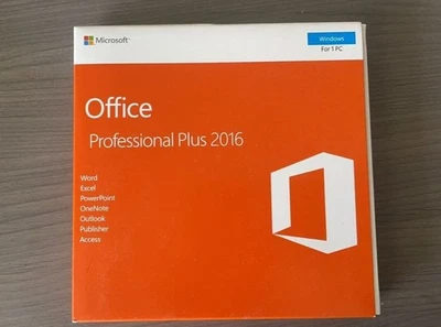 Microsoft Office 2016 Professional Plus DVD+Product Key Sealed | Verified 2 PCs - Image 1 of 4