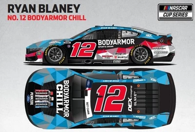 RYAN BLANEY 2025 BODYARMOR CHILL ARCO FUNDIDO EM ESCALA 1/24 - Imagem 1 de 4