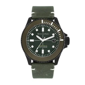 Spinnaker Bradner SP-5063-03 Automatic Green Dial 42mm Leather Strap Watch - Picture 1 of 10