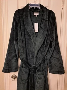 Bata de peluche Goodfellow & Company para hombre en verde oscuro talla pequeña/mediana NUEVA CON etiquetas  - Imagen 1 de 9