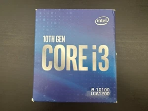 Sealed Intel Core i3-10100 Processor 4 Cores up to 4.3 GHz LGA1200-BX8070110100 - Bild 1 von 6