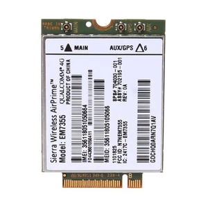 4G LTE Module WWAN Card Wireless WIFI Sierra for HP LT4111 EM7355 Gobi5000 - Picture 1 of 8