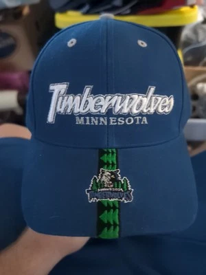 Minnesota Timberwolves Vtg Hat Blue Sports Specialties Snapback 90s Embroided  - Image 1 of 4