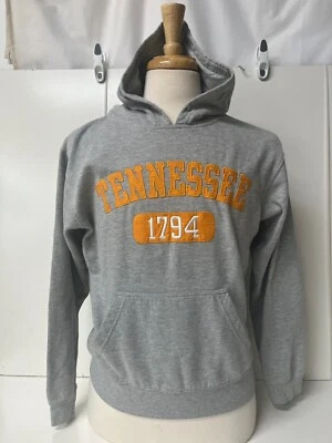 Hoodie Tennessee 1794 Wmn sz M Gray with Orange Logo Long Slv Kangaroo Pkts Foto 1 de 4