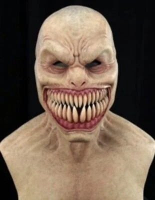 Latex Halloween Scary Full Head Mask Cosplay Clown Devil Horror Face Masks Props - Image 1 of 4