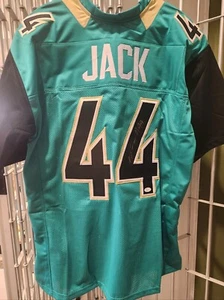 Jacksonville Jaguars Myles Jack Signed Custom Jersey JSA COA BUF - Picture 1 of 3