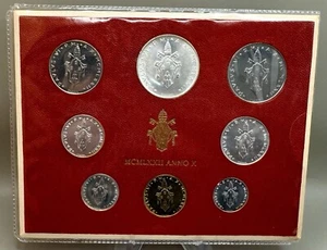 1972 Vatican City Proof Coin Set | MCMLXXII ANNO X | Original Packaging - Picture 1 of 2