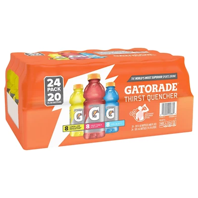 Gatorade Thirst Quencher, paquete de variedad, 20 fl oz, paquete de 24 Foto 1 de 3