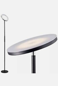 Addlon - LED Torchiere Floor Lamp, Tall Standing Modern Lamp Pole Light for Room