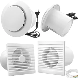 Ventilatore da bagno ventilatore CE ventilatore da parete con deflettore di ritorno ventilatore da soffitto bagno WC  - Foto 1 di 38