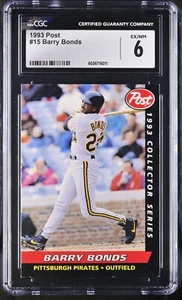 1993 Post #15 Barry Bonds CGC 6 - Picture 1 of 2