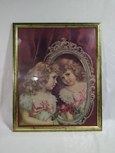 Smith Wallace Shoe Co Litho im Rahmen Kunstdruck Vintage Print Young Girl Germany - Bild 1 von 6