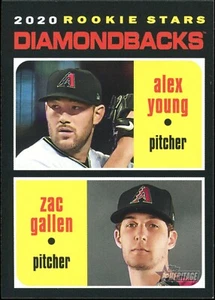 2020 Topps Heritage Alex Young/Zac Gallen #93 Rookie Card - Picture 1 of 2