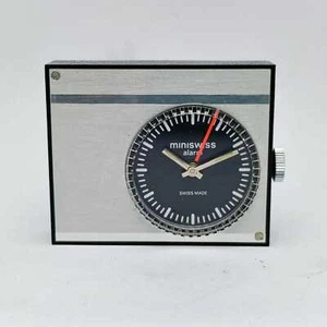 Miniswiss Alarm Vintage Travel Watch/ Clock BDR28KS7 - Picture 1 of 5