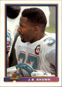 1991 Bowman #297 J.B. Brown