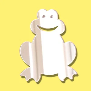 Frog Shaped Shaped Acrylic Mirrors - Various Sizes - Picture 1 of 2