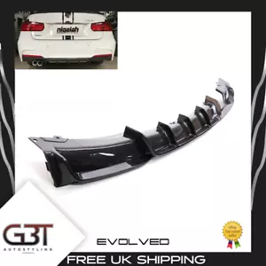 PARA BMW SERIE 3 F30 F31 DIFUSOR TRASERO FIBRA DE CARBONO LOOK M PARACHOQUES RENDIMIENTO - Imagen 1 de 9