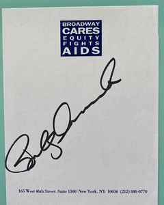 Bobby Cannavale signiertes BCEFA-Papier 4 1/2 x 5 1/2" TV Will & Grace & dritte Uhr - Bild 1 von 1