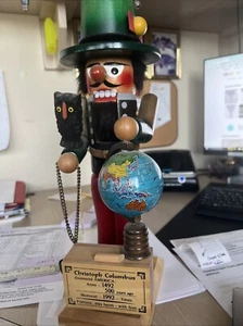 Christopher Columbus Nutcracker By Steinbach word renowned craftsmen - Picture 1 of 8