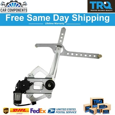 TRQ Front Power Window Regulator w/ Motor Driver Side For 1988-2002 Chevy GMC - Image 1 of 4