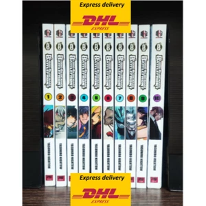 BLOOD BLOCKADE BATTLEFRONT Manga Set englische Ausgabe Band 1-10 (Ende) - DHL Express - Bild 1 von 11