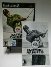 Tiger Woods PGA Tour 09 Case & Manual - PlayStation 2 PS2 No Disc Free Shipping!