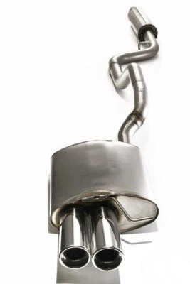 FOX Impianto Di Scarico Sportivo VW Passat 3C Limo Variant CC Da 05 2x90mm - Immagine 1 di 3