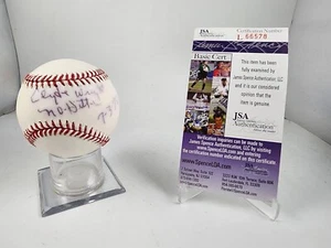 Clyde Wright Autographed Baseball (JSA Certified) - Picture 1 of 4
