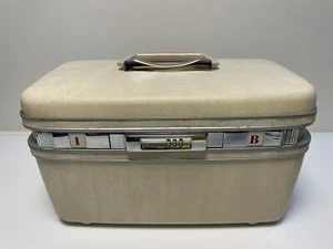 Samsonite Beauty Case Kosmetikkoffer Hartschale Beige Vintage RAR - Bild 1 von 3