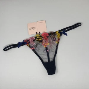 Agent Provocateur Zuri Navy Multi Thong AP2 Small NWT - Picture 1 of 10