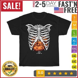 Day of the day Skeleton Rib Cage Pan de Muerto Mexican Food T Shirt Men Women - Picture 1 of 9