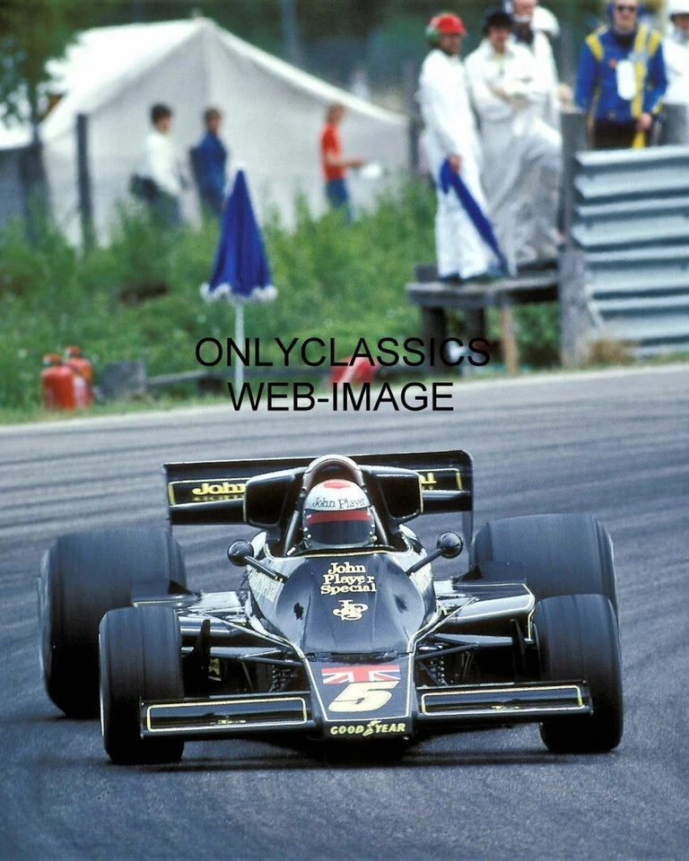 1976 ANDERSTORP GRAND PRIX FORMULA ONE MARIO ANDRETTI 8X10 PHOTO AUTO RACING - Image 1 of 1