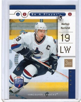 2005-06 Upper Deck Be A Player Third Period #87 Markus Naslund 7/10 - Image 1 of 2