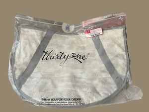 Thirty One Round Utility Tote Bag in Desert Dash New Storage Organizer - Picture 1 of 7