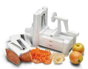 PRIMA Gemüseschneider Spiralisierer 5 Klingen Zucchini Nudeln Pasta Spaghetti Maschine - Bild 1 von 3