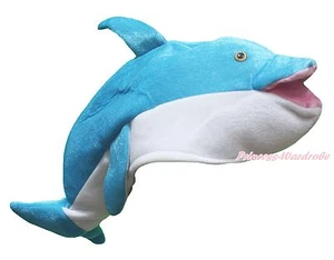 Cute Dolphin Porpoise Costume Party Warm Hat Mask Cap - Picture 1 of 1