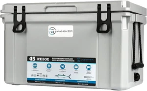 ιɌOϹKER 45L Hard Cooler – Roto-Molded, 40-Can Capacity, Quick Drain Valve - Picture 1 of 3