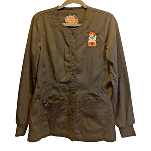 Chaqueta Srcub Para Mujer Healing Hands OSU Label Vaquero Pistola Pete Negra - Imagen 1 de 7