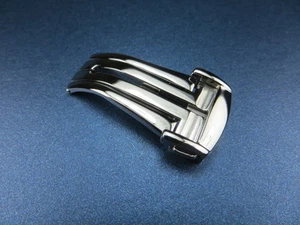 OMEGA 16mm Swiss Stainless Deployment Buckle Polish Clasp Seamaster Polish VS - Imagen 1 de 3