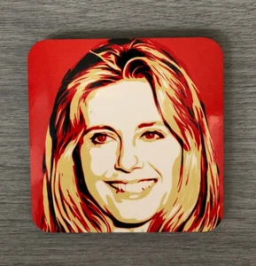 OLIVIA NEWTON-JOHN COLORFUL COASTER FOR MUGS AND GLASSES - Afbeelding 1 van 3
