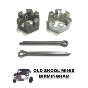 CLASSIC MINI REAR HUB CASTLE NUT PAIR L/H & R/H NL610041 FNN2410 O/S N/S 3GD4 - Picture 1 of 1