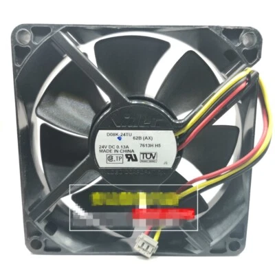 NIDEC D08K-24TU  80x80x25mm 24V 0.13A 3-Pin Inverter Silent Cooling Fan - Image 1 of 2