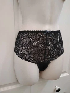 Daisy Fuentes Women's XL Hipster Panties Black Lace - Picture 1 of 9