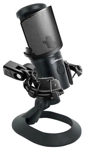 Audio Technica AT2020USB-X Recording USB Studio Microphone+Shockmount+Pop Filter - Picture 1 of 12