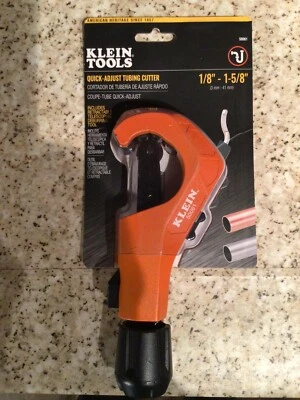 Klein Tools 1/8”-1-5/8 in. Professional Tubing Cutter 50061 🔥NEW Sealed 🔥 - Image 1 of 2