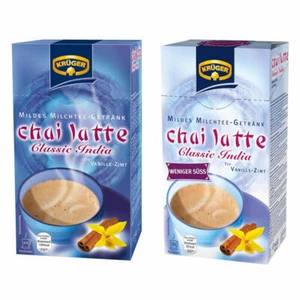 Krüger Chai Latte Classic Set, Milchtee Getränk, Vanille-Zimt und weniger Süss - Bild 1 von 7